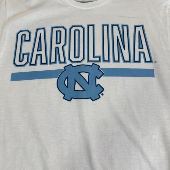 UNC University of North Carolina White t-shirt small Fanatics sportswear NC Blue - Picture 8 of 12